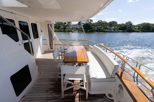 Marlow-Explorer 58E 2016-BUOYANT FORCE Vero Beach-Florida-United States-COCKPIT FACING STBD-6060732