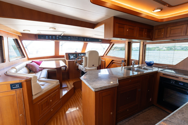 Marlow-Explorer 58E 2016-BUOYANT FORCE Vero Beach-Florida-United States-GALLEY FWD STBD-6060747