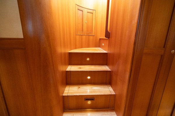 Marlow-Explorer 58E 2016-BUOYANT FORCE Vero Beach-Florida-United States-COMPANIONWAY STAIRS-6060754