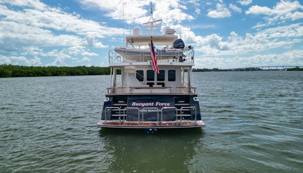 Marlow-Explorer 58E 2016-BUOYANT FORCE Vero Beach-Florida-United States-STERN PROFILE-6060827