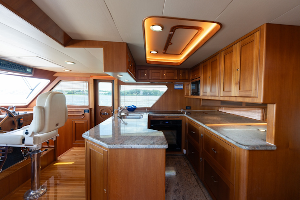 Marlow-Explorer 58E 2016-BUOYANT FORCE Vero Beach-Florida-United States-GALLEY STBD-6060741