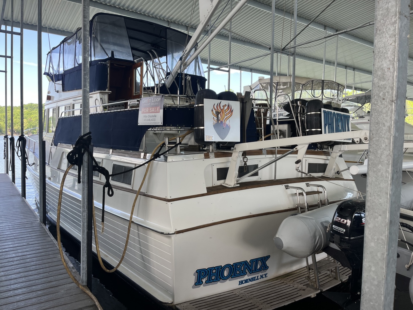 Grand Banks-49 Motor Yacht 1987 -Ten Mile-Tennessee-United States-Exterior From Aft-6087082 | Thumbnail