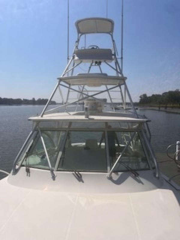 Ablemarle-Express Fisherman 2008-BLUE PURSUIT Kittery-Maine-United States-Tower From Deck-6062048