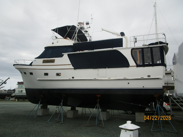 DeFever-Raised Pilothouse 1984-Traveller Anacortes-Washington-United States-49 DeFever hauled out port profile-6062122