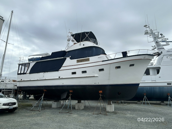 DeFever-Raised Pilothouse 1984-Traveller Anacortes-Washington-United States-49 DeFever hauled out starboard profile-6062148