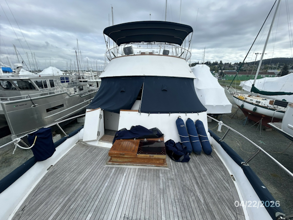 DeFever-Raised Pilothouse 1984-Traveller Anacortes-Washington-United States-49 DeFever foredeck aft-6061989