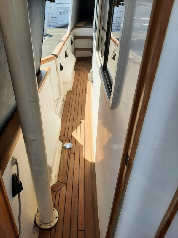 DeFever-Raised Pilothouse 1984-Traveller Anacortes-Washington-United States-49 DeFever port side deck3-6062488