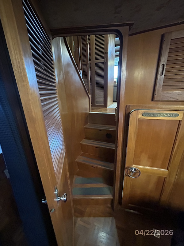 DeFever-Raised Pilothouse 1984-Traveller Anacortes-Washington-United States-49 DeFever plan B companionway2-6062115