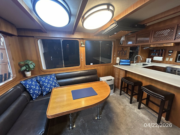 DeFever-Raised Pilothouse 1984-Traveller Anacortes-Washington-United States-49 DeFever salon port-6062141