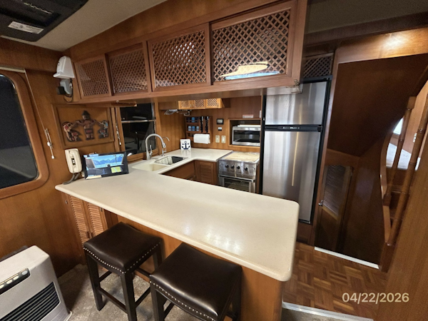 DeFever-Raised Pilothouse 1984-Traveller Anacortes-Washington-United States-49 DeFever galley1-6062013
