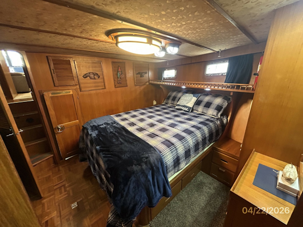 DeFever-Raised Pilothouse 1984-Traveller Anacortes-Washington-United States-49 DeFever master stateroom1-6062098
