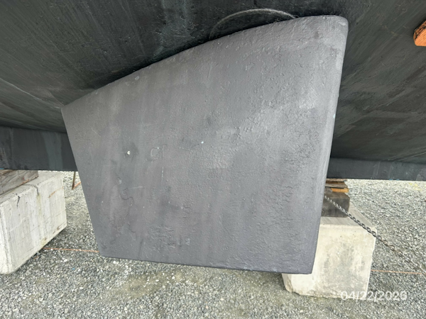 DeFever-Raised Pilothouse 1984-Traveller Anacortes-Washington-United States-49 DeFever starboard stabilizer fin-6062154