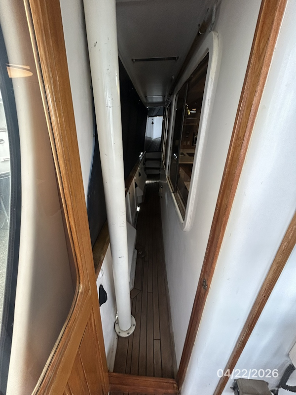 DeFever-Raised Pilothouse 1984-Traveller Anacortes-Washington-United States-49 DeFever port side deck2-6062127