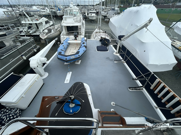 DeFever-Raised Pilothouse 1984-Traveller Anacortes-Washington-United States-49 DeFever boat deck aft-6061905
