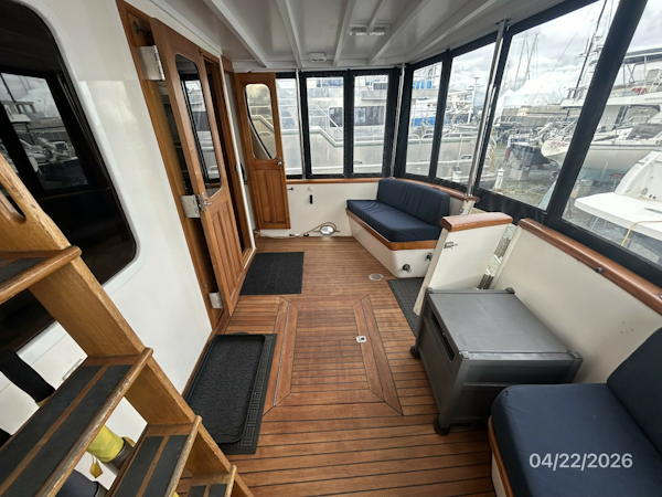 DeFever-Raised Pilothouse 1984-Traveller Anacortes-Washington-United States-49 DeFever aftdeck starboard-6061901