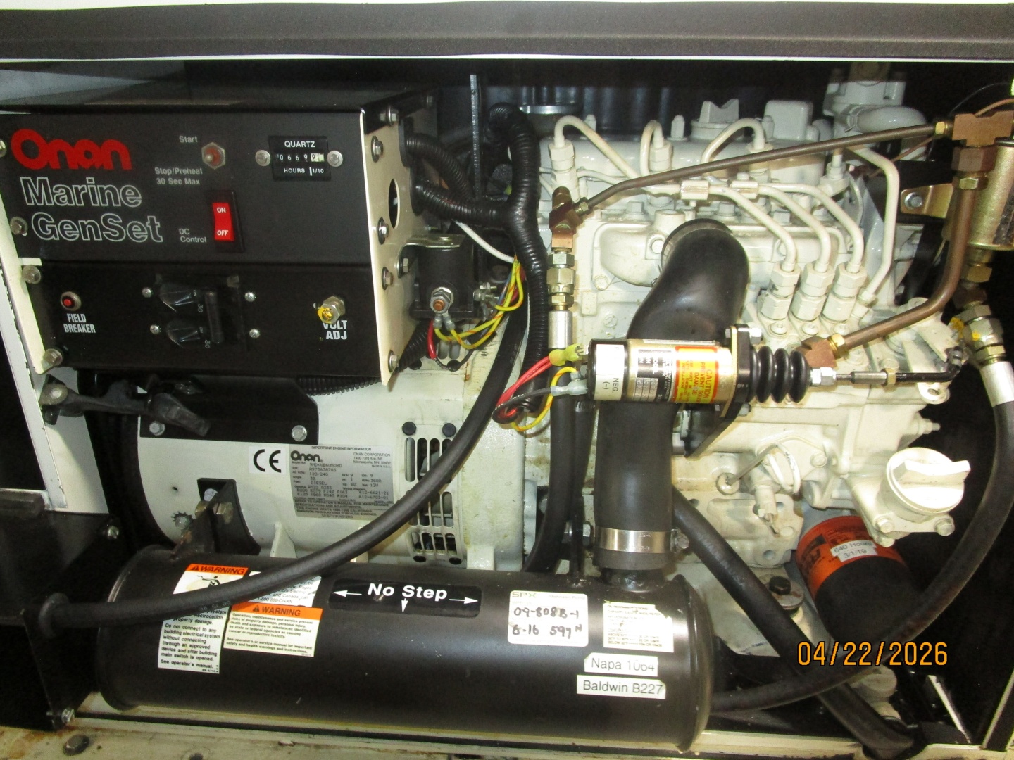 DeFever-Raised Pilothouse 1984-Traveller Anacortes-Washington-United States-49 DeFever 9 kW generator-6061894 | Thumbnail