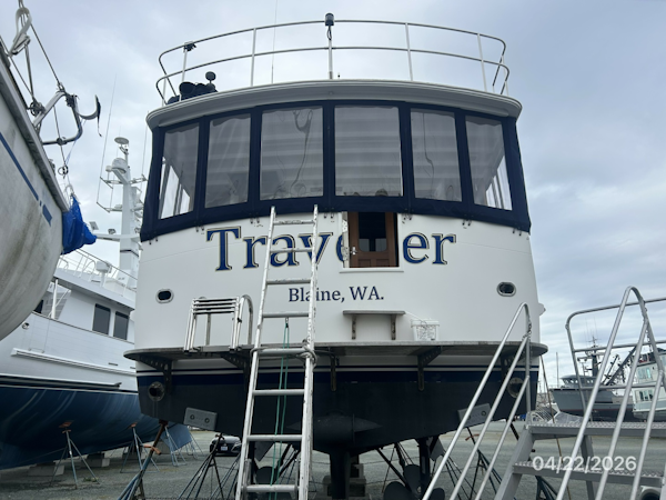 DeFever-Raised Pilothouse 1984-Traveller Anacortes-Washington-United States-49 DeFever hauled out aft profile-6061896