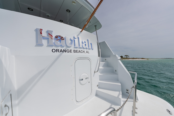 Hatteras-Sport Deck 2004-HAVILAH Orange Beach-Alabama-United States-Swim Platform / Transom-6066890