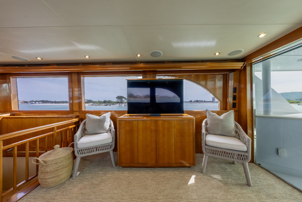 Hatteras-Sport Deck 2004-HAVILAH Orange Beach-Alabama-United States-Salon Entertainment System-6066849