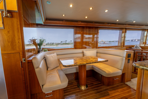 Hatteras-Sport Deck 2004-HAVILAH Orange Beach-Alabama-United States-Galley Dining-6066854