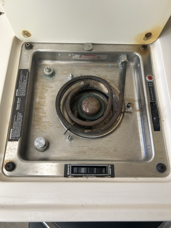 Grady-White-Marlin 1999-The Dog House Newburyport-Massachusetts-United States-1 Burner Stove-6067400