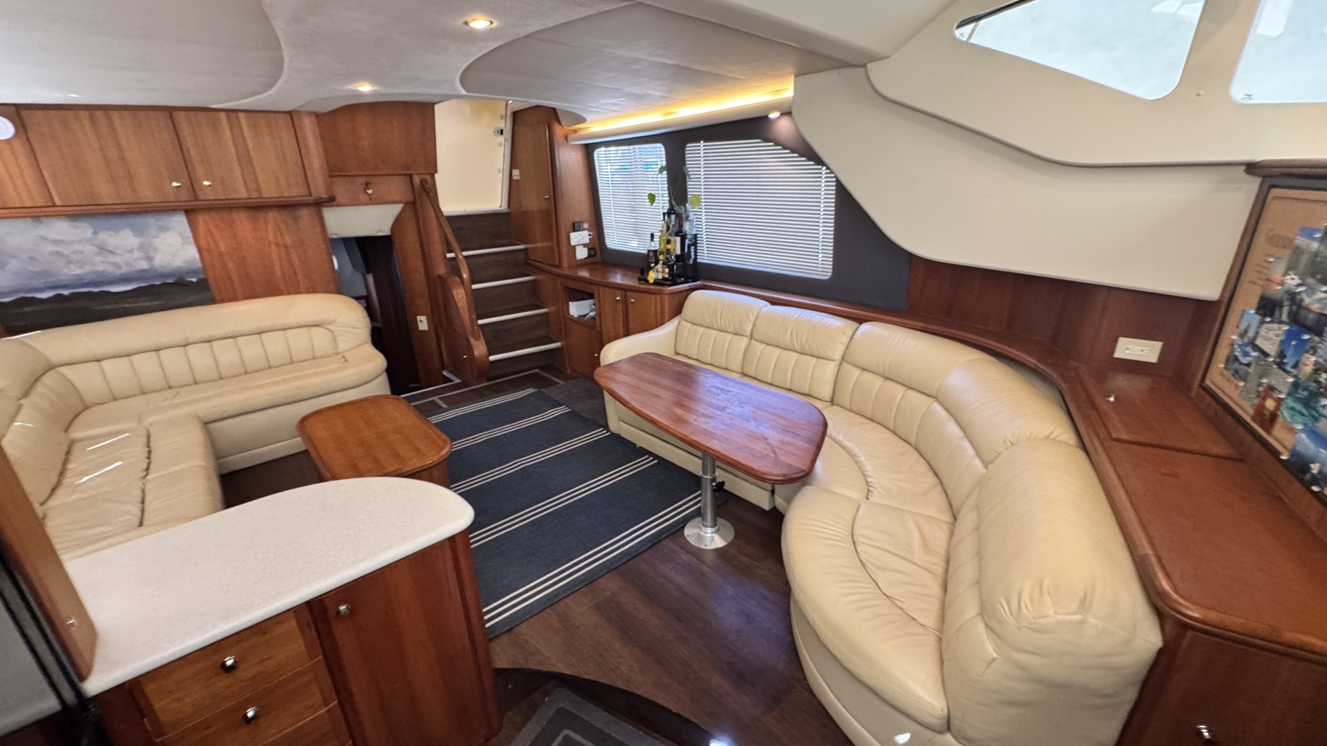 Silverton-43 Motor Yacht 2003-Turn the Paige Fort Myers Beach-Florida-United States-Salon Looking Aft -6179462 | Thumbnail