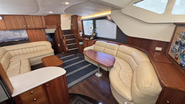 Silverton-43 Motor Yacht 2003-Turn the Paige Fort Myers Beach-Florida-United States-Salon Looking Aft -6179462
