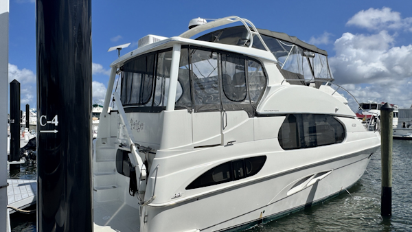 Silverton-43 Motor Yacht 2003-Turn the Paige Fort Myers Beach-Florida-United States-Starboard Profile View-6179429