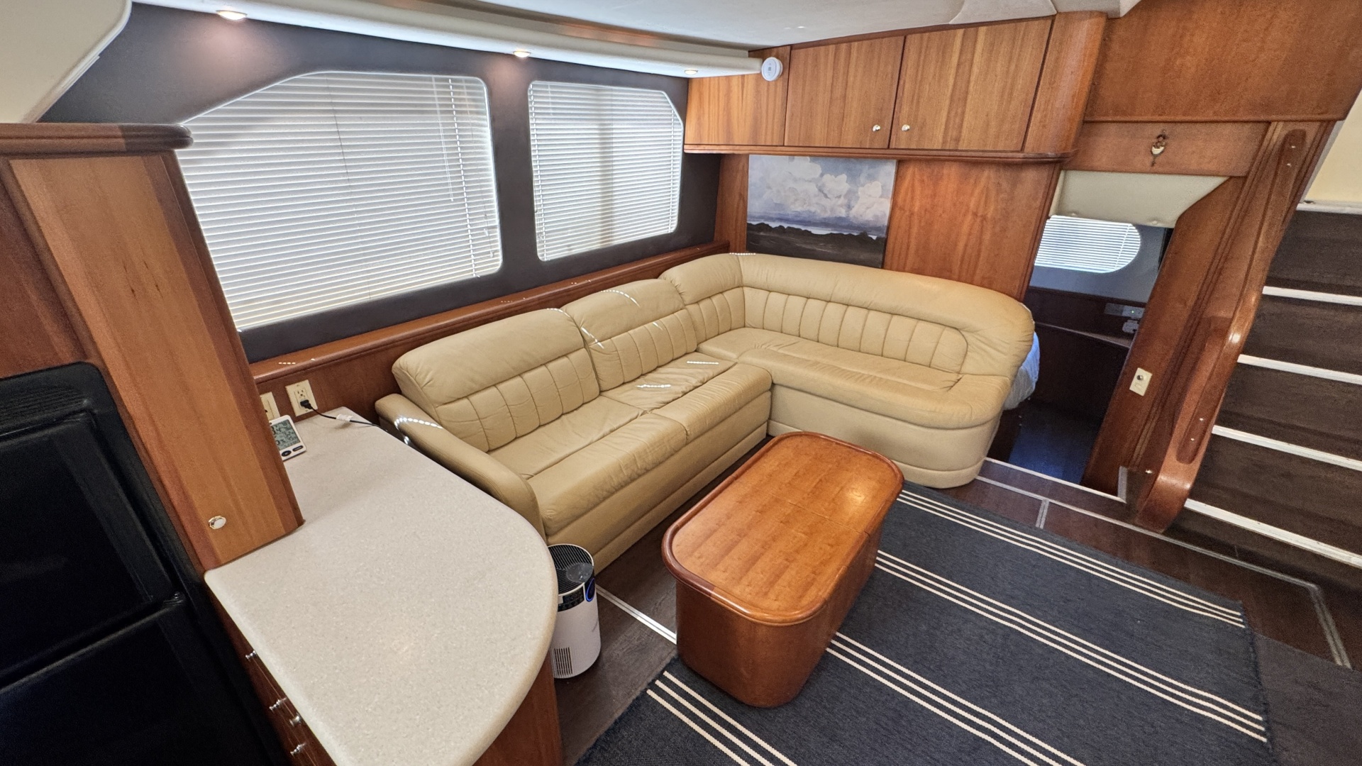 Silverton-43 Motor Yacht 2003-Turn the Paige Fort Myers Beach-Florida-United States-Leather Settee-6179464 | Thumbnail