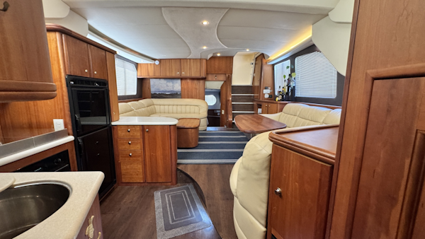 Silverton-43 Motor Yacht 2003-Turn the Paige Fort Myers Beach-Florida-United States-Galley Looking Aft-6179468