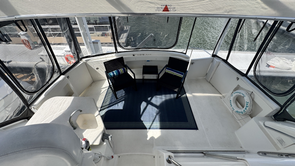 Silverton-43 Motor Yacht 2003-Turn the Paige Fort Myers Beach-Florida-United States-Aft Sundeck Looking Aft-6179440