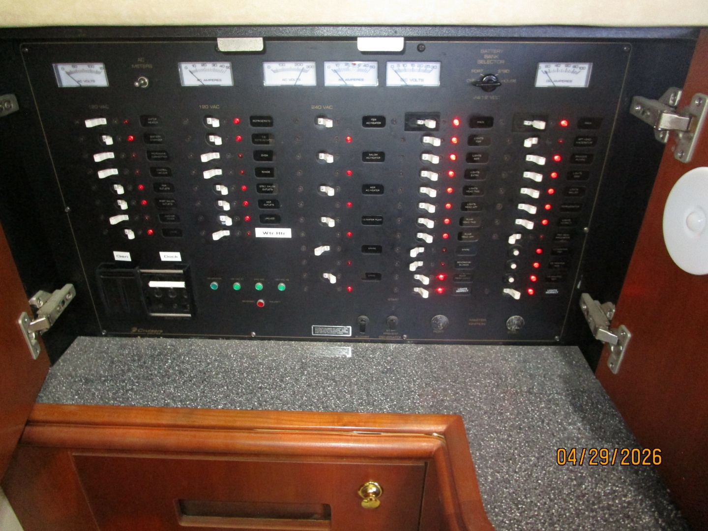 Cruisers Yachts-4450 2000-Bay Dreamer II Guntersville-Alabama-United States-44 Cruisers electrical panel1-6075616 | Thumbnail