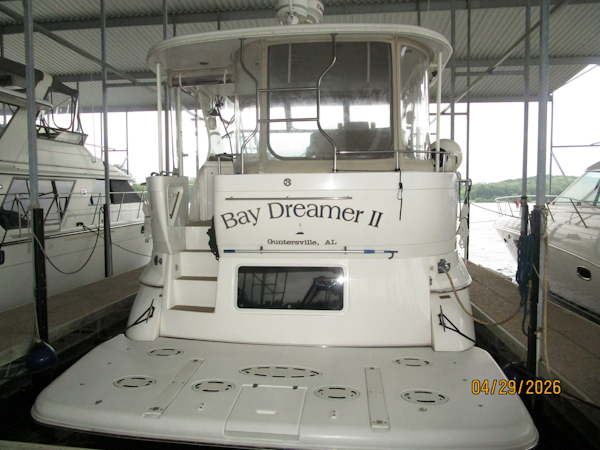Cruisers Yachts-4450 2000-Bay Dreamer II Guntersville-Alabama-United States-44 Cruisers aft profile-6075609