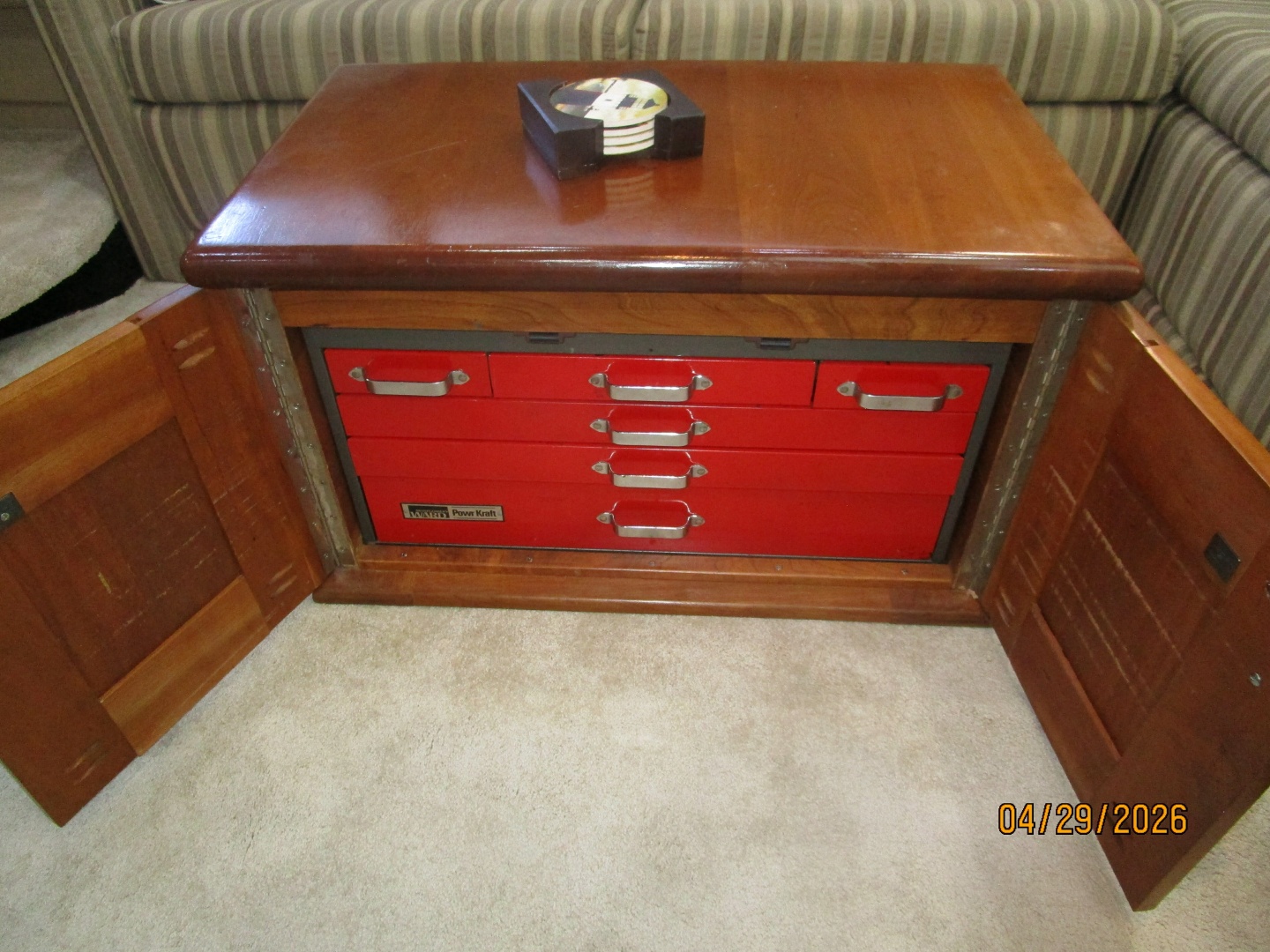 Cruisers Yachts-4450 2000-Bay Dreamer II Guntersville-Alabama-United States-44 Cruisers salon coffee table-tool chest-6075656 | Thumbnail