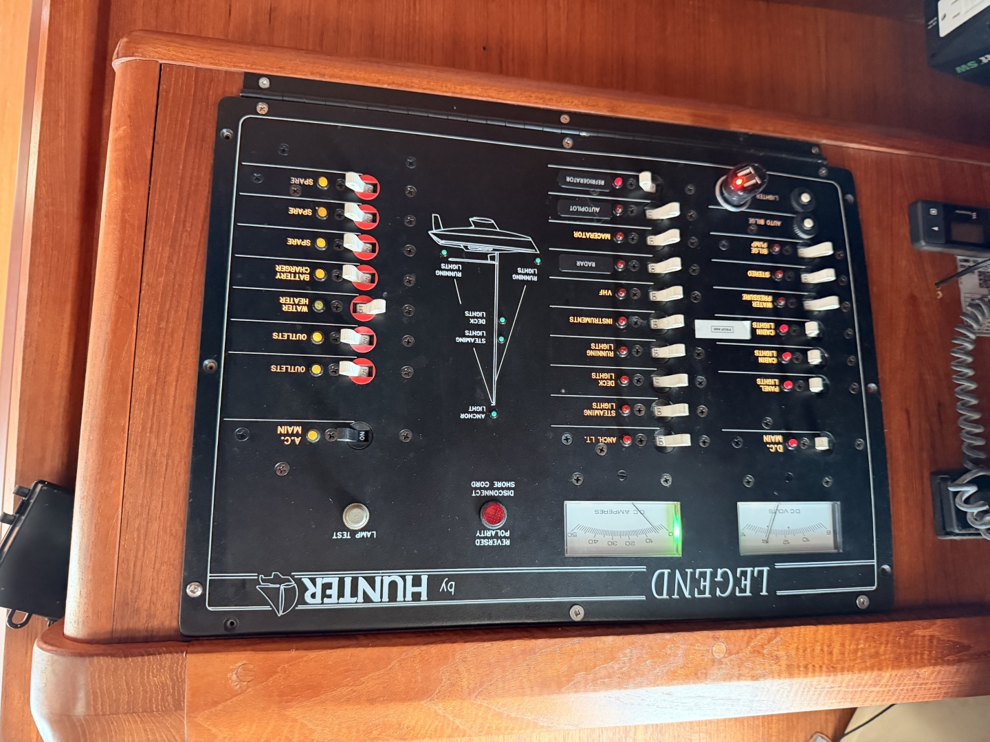 Hunter-37.5 1990-Final Frontier Seattle-Washington-United States-Hunter electrical panel-6078679 | Thumbnail