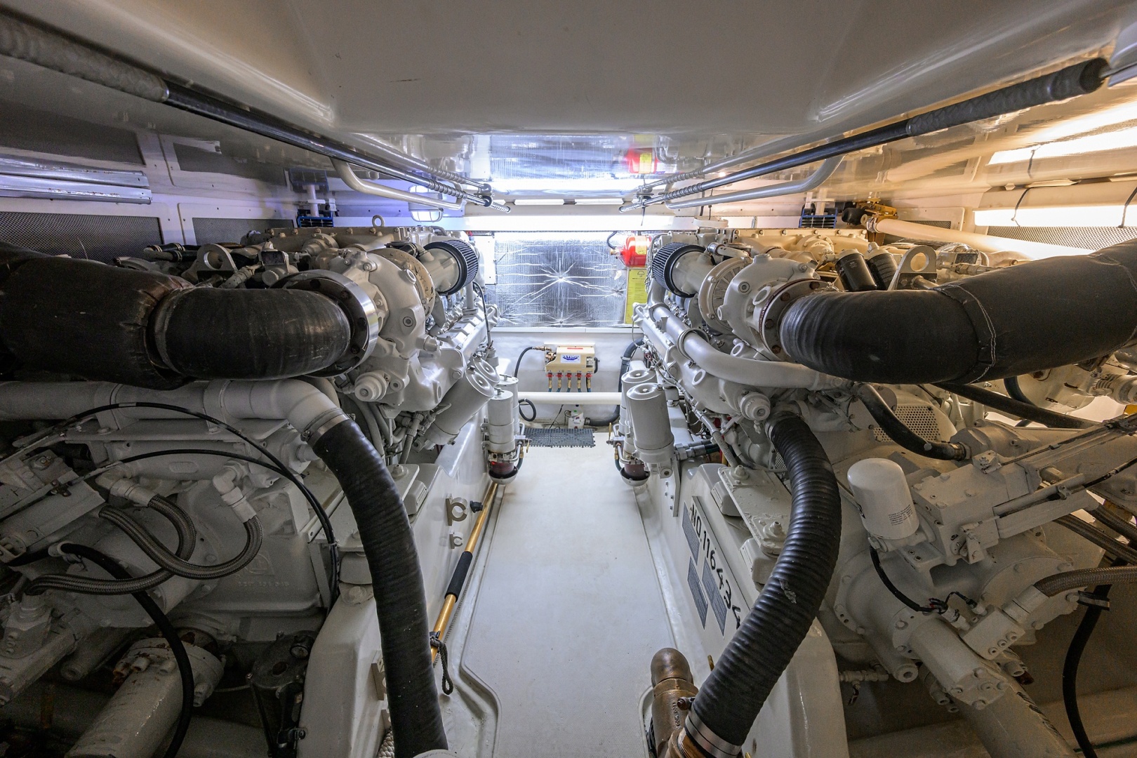 Cabo-48 Flybridge 2003-Bad Boyz Pompano Beach-Florida-United States-Cabo 48  Bad Boyz  Engine Room-6081733 | Thumbnail