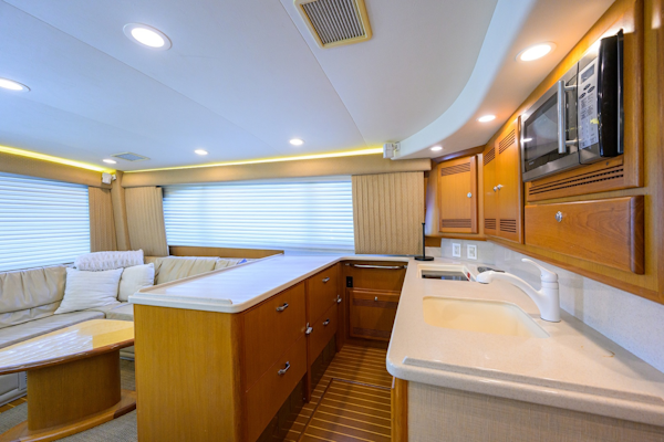 Cabo-48 Flybridge 2003-Bad Boyz Pompano Beach-Florida-United States-Cabo 48  Bad Boyz  Galley-6080222