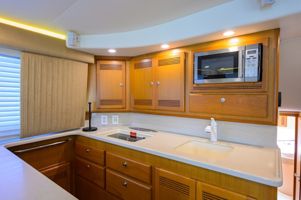 Cabo-48 Flybridge 2003-Bad Boyz Pompano Beach-Florida-United States-Cabo 48  Bad Boyz  Galley-6080221