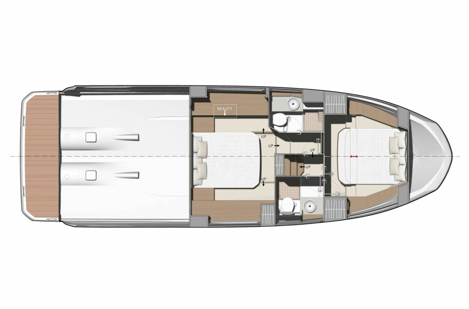 Prestige-420S MKII 2020-Karen Ann III New Orleans-Louisiana-United States-2020 Prestige 420S  Cabins & Heads Layout-6081696 | Thumbnail