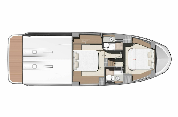 Prestige-420S MKII 2020-Karen Ann III New Orleans-Louisiana-United States-2020 Prestige 420S  Cabins & Heads Layout-6081696