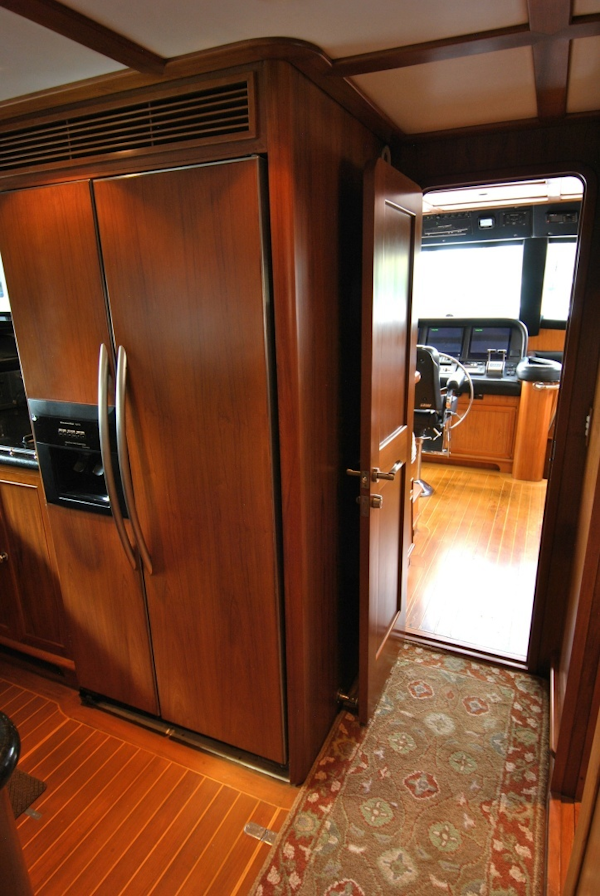 Grand Alaskan-Raised Pilothouse 2002-WANDERER Naples-Florida-United States-Galley Access to Pilothouse and Lower Helm-6089160