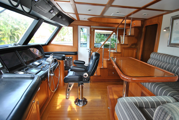 Grand Alaskan-Raised Pilothouse 2002-WANDERER Naples-Florida-United States-Lower Helm-6089108