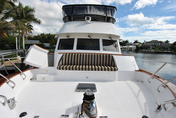 Grand Alaskan-Raised Pilothouse 2002-WANDERER Naples-Florida-United States-Foredeck Seating Area -6089029