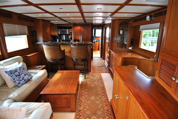 Grand Alaskan-Raised Pilothouse 2002-WANDERER Naples-Florida-United States-Salon Looking Forward-6089156