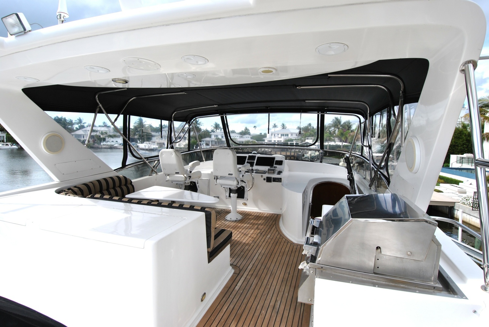 Grand Alaskan-Raised Pilothouse 2002-WANDERER Naples-Florida-United States-Flybridge Looking Forward-6109795 | Thumbnail