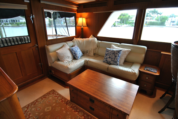 Grand Alaskan-Raised Pilothouse 2002-WANDERER Naples-Florida-United States-Salon Port Side-6089157