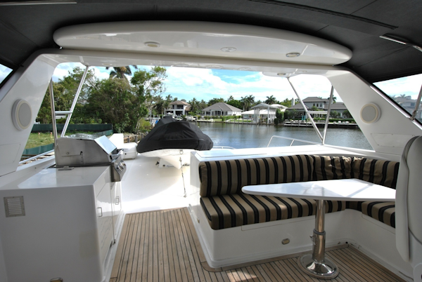 Grand Alaskan-Raised Pilothouse 2002-WANDERER Naples-Florida-United States-Flybridge Looking Aft-6109794