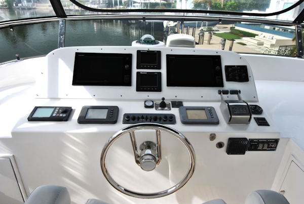 Grand Alaskan-Raised Pilothouse 2002-WANDERER Naples-Florida-United States-Helm Station-6109790