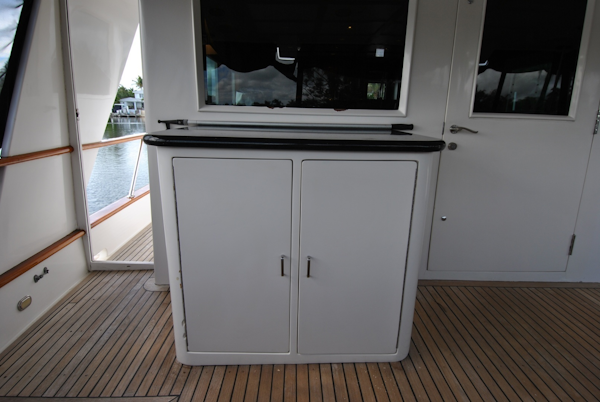 Grand Alaskan-Raised Pilothouse 2002-WANDERER Naples-Florida-United States-Aft Deck Cabinet-6089052