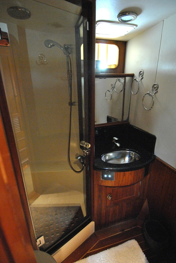 Grand Alaskan-Raised Pilothouse 2002-WANDERER Naples-Florida-United States-Guest Head-6109725